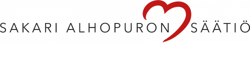Sakari Alhopuron säätiö logo. Linkki vie säätiön kotisivulle